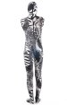 Black Zebra and Leopard Spandex Lycra Zentai Suit