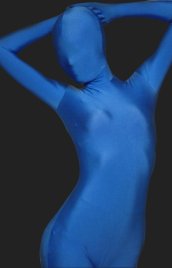 Blue Full Body Suit - Solid Color Full Body Lycra Spandex Zentai Suit