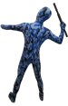 Camouflage Zentai Suit | Blue and Dark Blue Spandex Lycra Zentai Suit