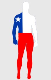Chile Flag Spandex Lycra Zentai Suit