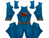 Custom Superman Printed Spandex Lycra Costume