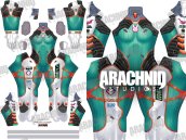 D.VA TANGERINE Overwatch Dye-Sub Printed Spandex Lycra Costume