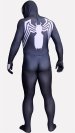 Dark Grey S-guy Spandex Lycra Costume with Printed 3D Muscle Shades with Lenses