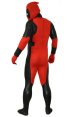 Deadpool Costume | Black Matte Metallic and Red Spandex Lycra Zentai Suit