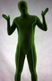 Green Glow in Dark Spandex Lycra Zentai Suit