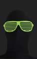Green Shutter Shades Zentai Suit Sunglasses