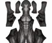 Huskey Full Petsuit Printed Spandex Lycra Costume