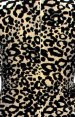 Light Brown and Black Leopard Thicken Velvet Zentai Suit
