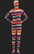 Mult-Color Lycra Spandex Unisex Full-body Zentai Suit Mult-Color Lycra Spandex Unisex Full-body Zentai Suit