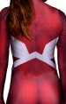 Ultimate Spider-Woman Printed Spandex Lycra Bodysuit with 3D Muscle Shades