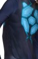 Zero Suit Samus Black Printed Spandex Lycra Bodysuit