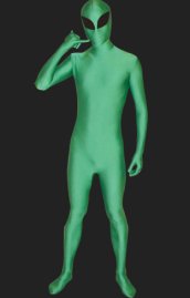 Alien Full Body Suit | Green Alien Spandex Lycra Zentai Bodysuit