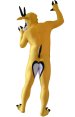 Antelope Zentai Costume | Deer White and Yellow Spandex Lycra Full Bodysuit