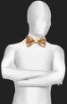 Apricot Satin Bow Tie