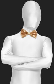 Apricot Satin Bow Tie