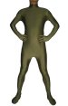 Army Green Spandex Lycra Catsuit (No Hood No Hand)