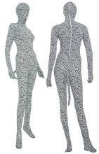 Black and White Dot Spandex Lycra Zentai Suit Black and White Dot Spandex Lycra Zentai Suit