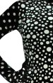 Black and White Dots Thicken Velvet Zentia Suit 2