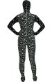 Black and White Dots Thicken Velvet Zentia Suit 2