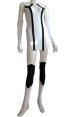 Black and White Dress and Cape Set Superhero Costume