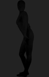 Black Cotton Bodysuit | Full-body Spandex Cotton Lycra Zentai Suit