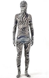 Black Flow Strips Full Body Suit