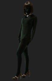 Black Full-body Modal Unisex Zentai Suits