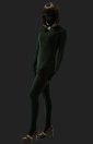 Black Full-body Modal Unisex Zentai Suits