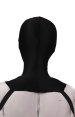 Black Spandex Lycra Long Neck Mask with Open Face