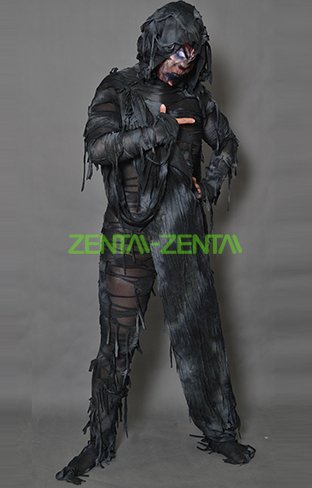 Black Zombie Spandex Halloween Costume