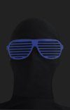 Blue Shutter Shades Zentai Suit Sunglasses