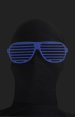 Blue Shutter Shades Zentai Suit Sunglasses