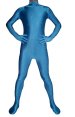 Blue Spandex Lycra Catsuit (No hood No hand)