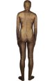 Bronze Shiny Zentai Suit | New Fabric with Spider Eyes