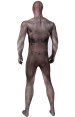 Brown Huskey Petsuit Dye-Sub Spandex Lycra Costume