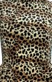 Brown Leopard and Trips Thicken Velvet Zentai Suit