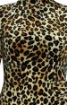 Brown Leopard Thicken Velvet Zentai Suit