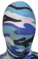 Camo Zentai Hood | Black, Blue and Dark Blue