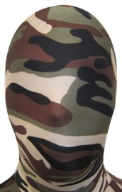 Camo Zentai Hood | Black, Grey, Brown