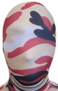 Camo Zentai Hood | Black, Red and Light Coffee  Camo Zentai Hood | Black, Red and Light Coffee