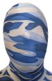 Camo Zentai Hood | Blue, Light Blue and Dark Blue