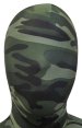 Camo Zentai Hood | Green,Dark Green and Black