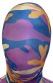 Camo Zentai Hood | Purple, Yellow and BLue