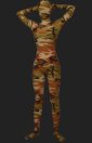 Camouflage Unisex Lycra Spandex Full-body Zentai Suit(Brown)