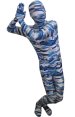 Camouflage Zentai Suit | Blue and Grey Spandex Lycra Zentai Suit
