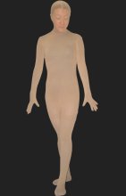 Carnation Full-body Tights Unisex Silk Transparent Zentai Suit