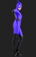 Catwoman! Puple and Black Lycra Spandex Full-body Zentai Suits
