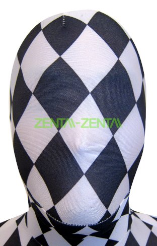 Checkered Zentai Hood / Mask