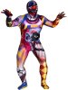 Crazy Clown Printed Spandex Lycra Costume