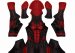 Custom S-guy Red and Black Printed Spandex Lycra Costume
